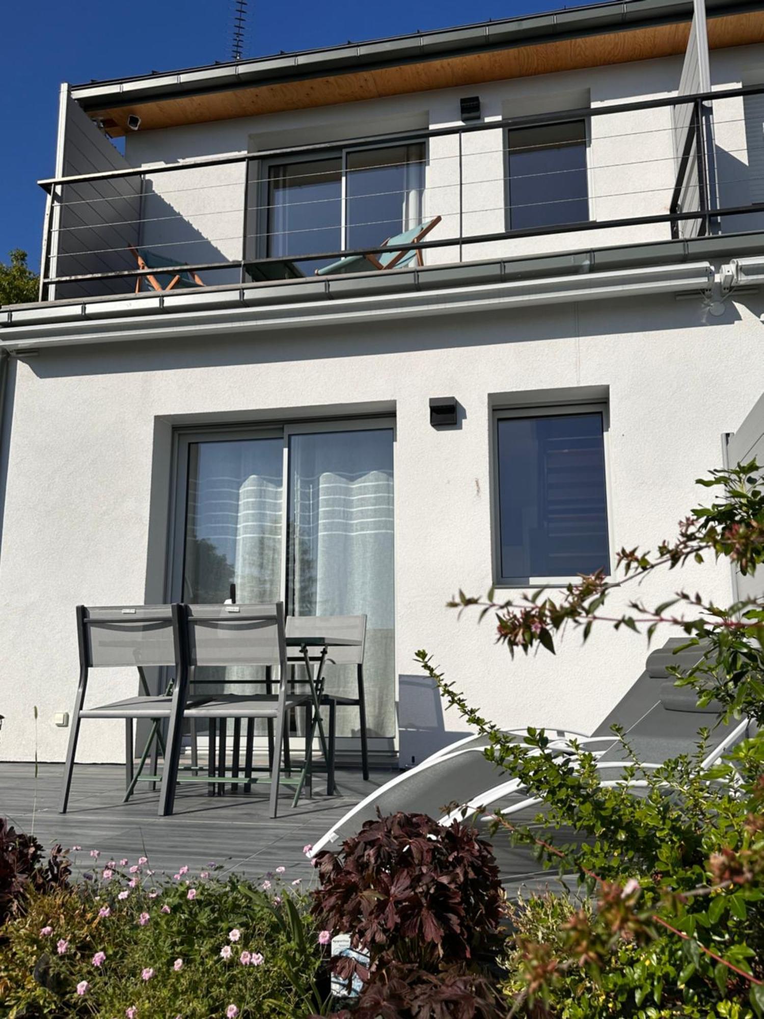 La Villa Perchee Calme, Sauna, Parking Prive Saint-Prix  Екстер'єр фото